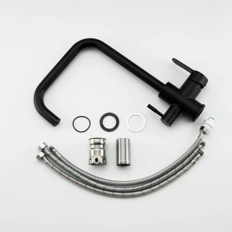 Frap Змішувач для кухні під фільтр F43801-6, чорний