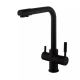 Frap Змішувач для кухні F4352-6 на дві води, чорний