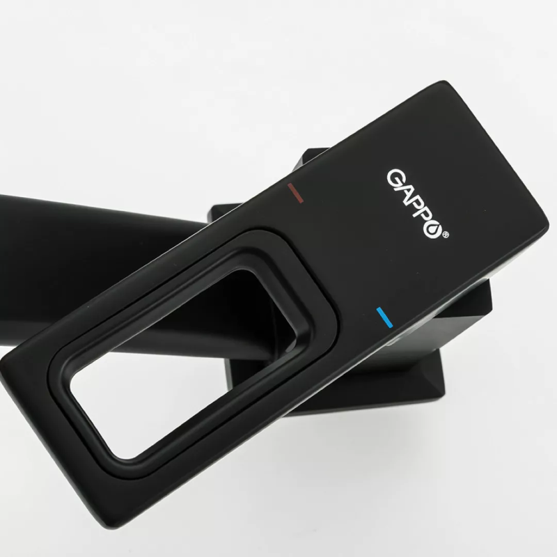 GAPPO Змішувач для кухні G4517-6, чорний