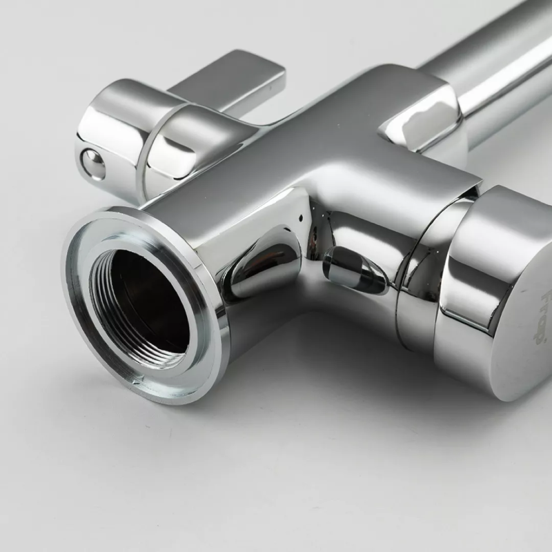 Frap Змішувач для кухні на дві води F4361, хром