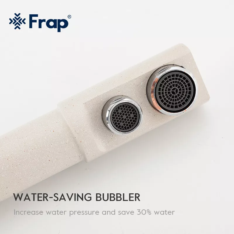 Frap Змішувач для кухні F4352-24 на дві води, білий