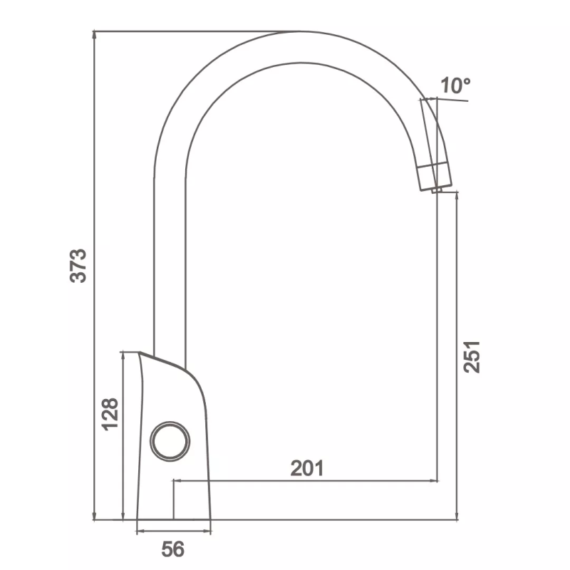 GAPPO Змішувач для кухні з підключенням фільтра G4303-6, чорний/хром