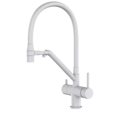 GAPPO Змішувач для кухні G4398-88 із підключенням фільтра питної води, білий