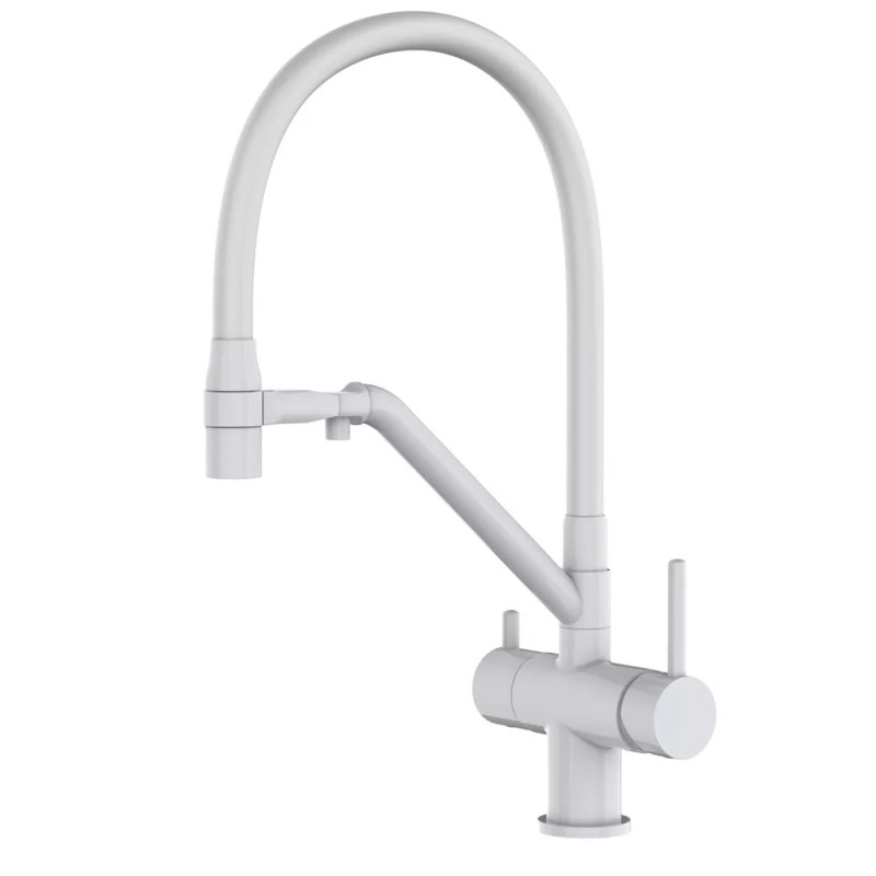 GAPPO Змішувач для кухні G4398-88 із підключенням фільтра питної води, білий