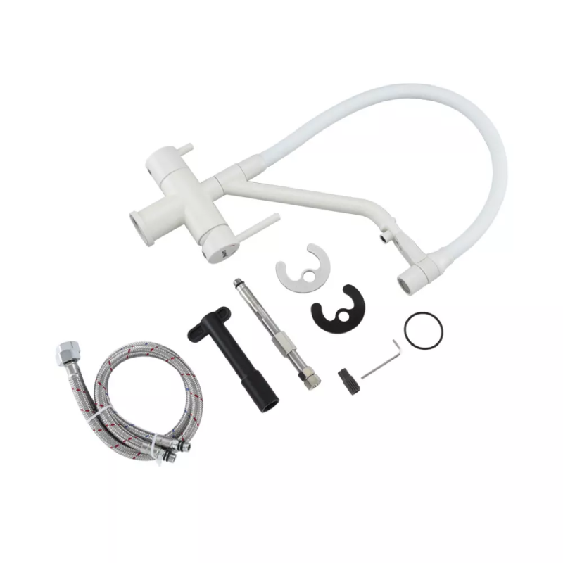 GAPPO Змішувач для кухні G4398-88 із підключенням фільтра питної води, білий