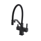 GAPPO Змішувач для кухні під осмос G4395-66 з гнучким виливом, чорний