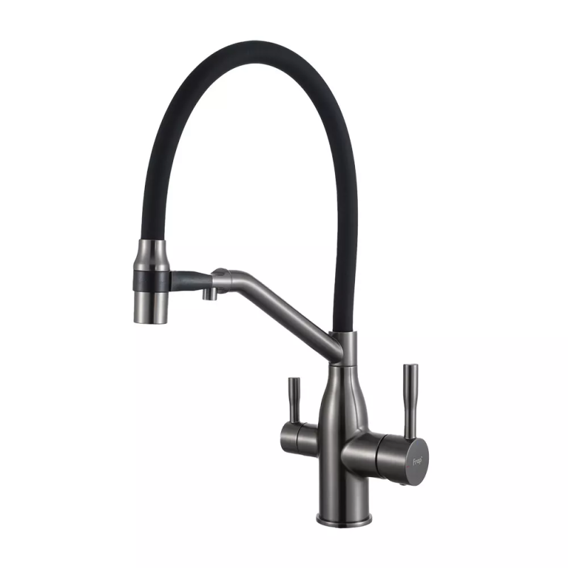 Frap Змішувач для кухні під фільтр F4397-9 з гнучким виливом