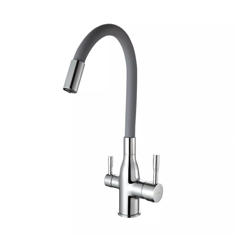 Frap Змішувач для кухні під фільтр F4396 з гнучким виливом