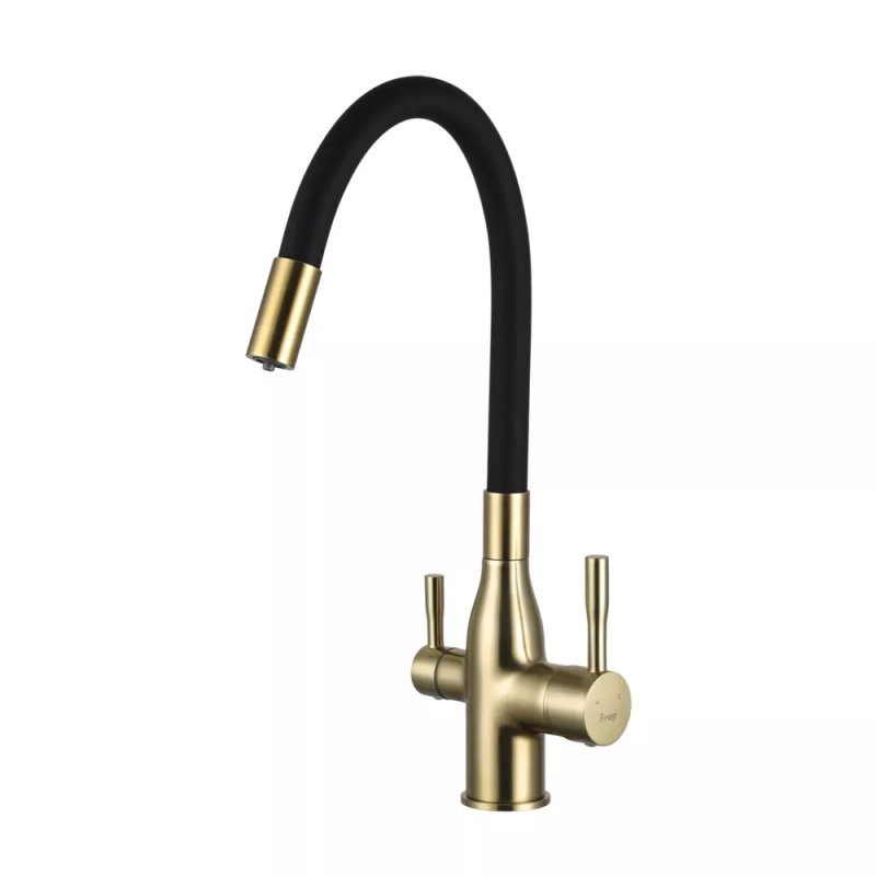 Frap Змішувач для кухні під фільтр F4396-3 з гнучким виливом