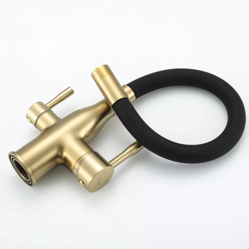 Frap Змішувач для кухні під фільтр F4396-3 з гнучким виливом