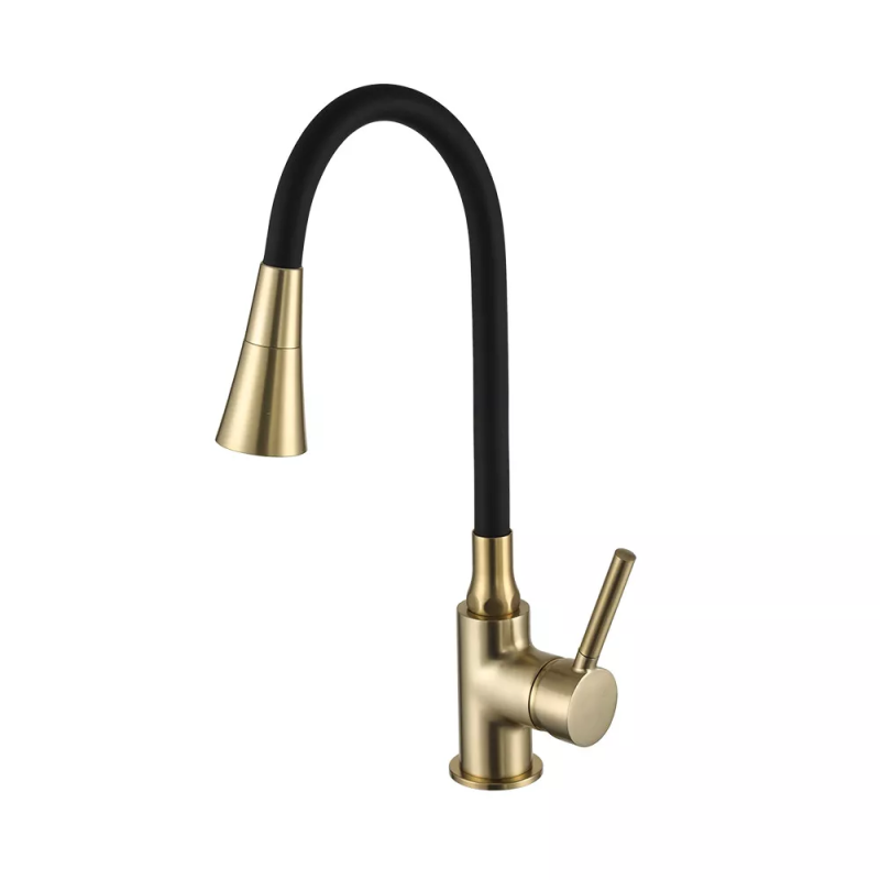 Frap Змішувач для кухні F4044-3 з гнучким виливом, аератор 2 режими