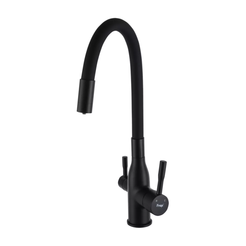 Frap Змішувач для кухні під фільтр F4396-6 з гнучким виливом