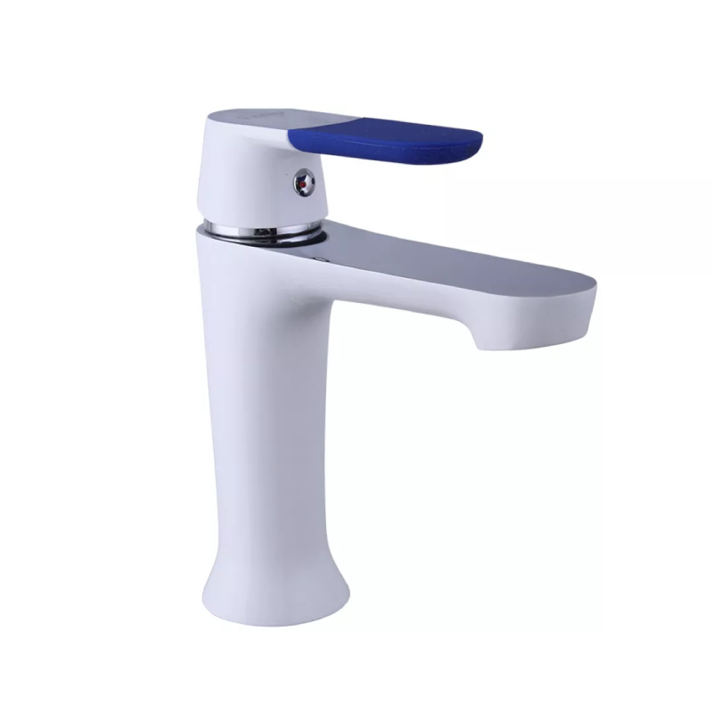 Frap Змішувач для умивальника F1034, білий/хром