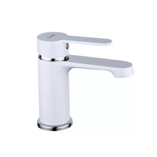 Frap Змішувач для умивальника F1041, білий/хром