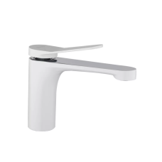 Frap Змішувач для умивальника F1045, білий/хром