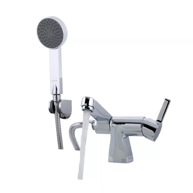 GAPPO Змішувач для умивальника G1204, з душовою лійкою, хром