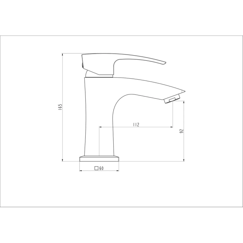 GAPPO Змішувач для умивальника G1007, хром