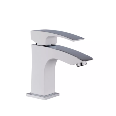 GAPPO Змішувач для умивальника G1007-7, білий/хром