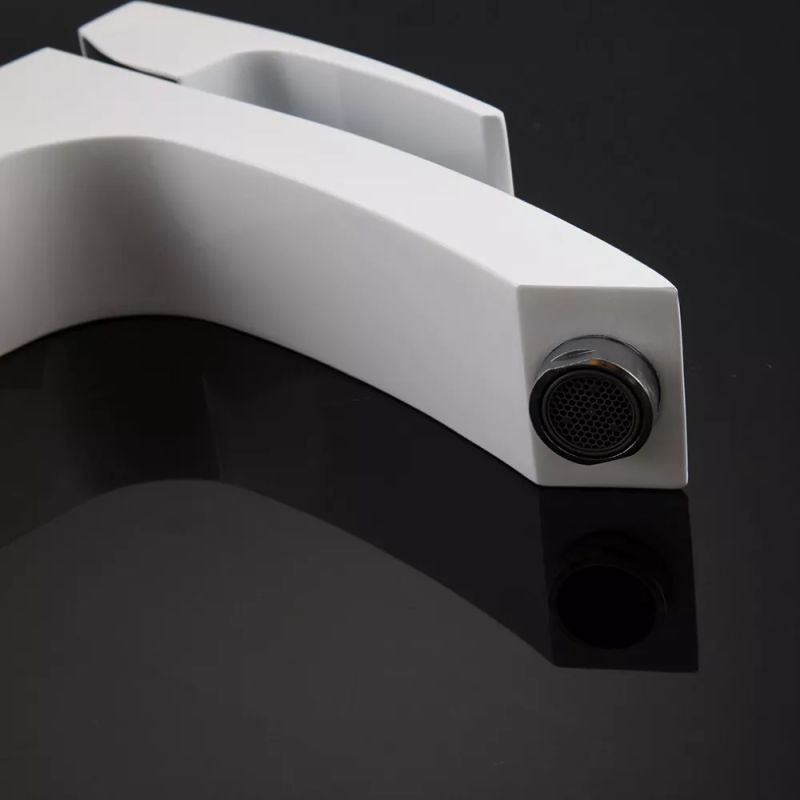 GAPPO Змішувач для умивальника G1007-18, білий/хром