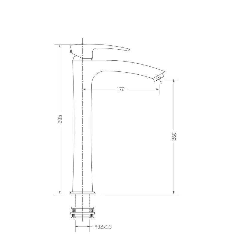 GAPPO Змішувач для умивальника G1007-18, білий/хром