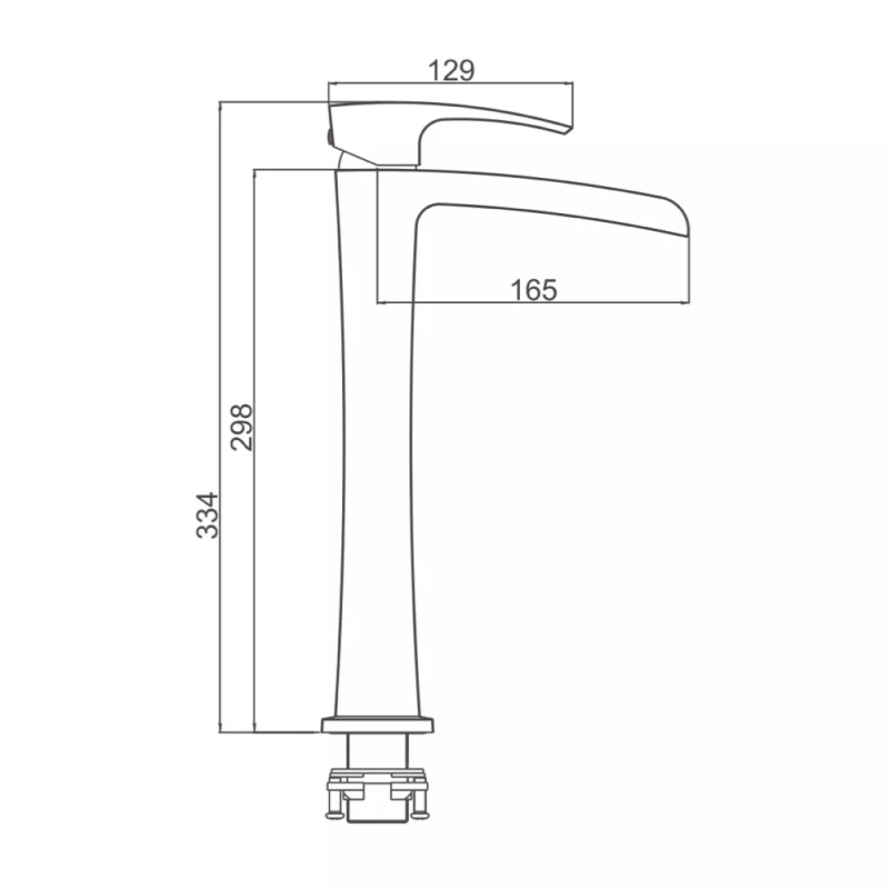 GAPPO Змішувач для умивальника G1007-31, білий/хром