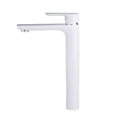 GAPPO Змішувач для умивальника G1048-2, білий/хром