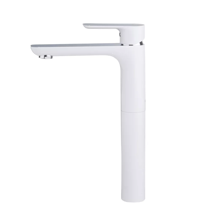 GAPPO Змішувач для умивальника G1048-2, білий/хром