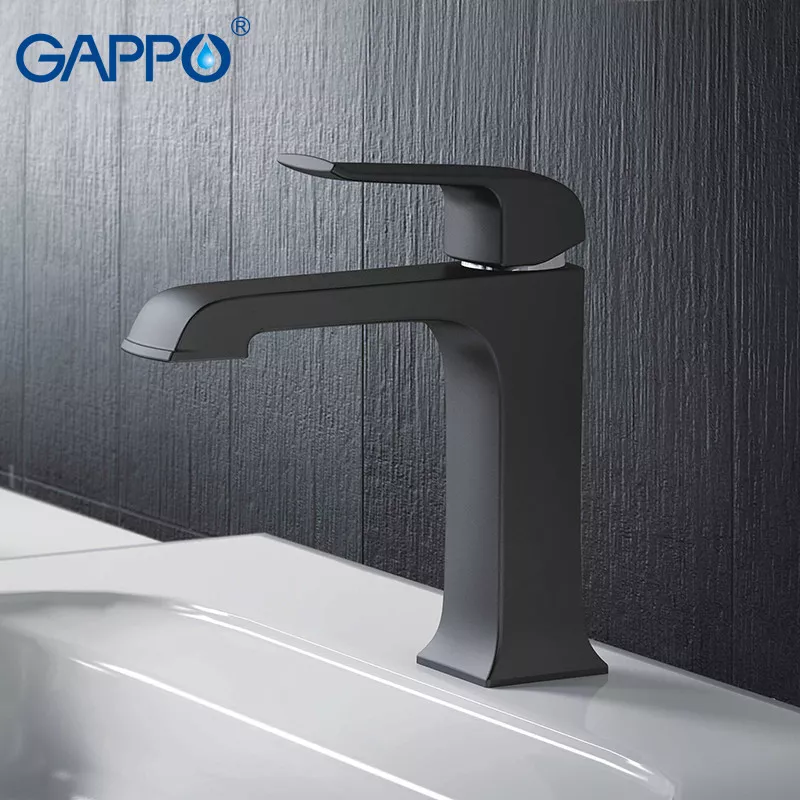 GAPPO Змішувач для умивальника G1050, чорний