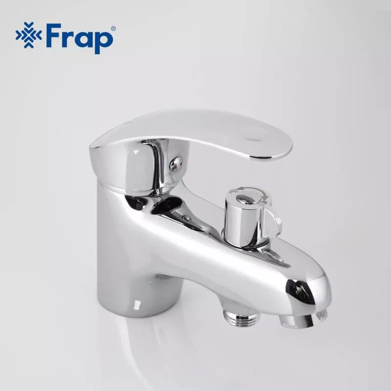 Frap Змішувач для умивальника F1221 з душовою лійкою, хром