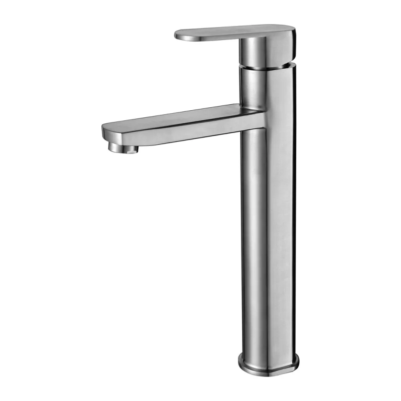 Frap Змішувач для умивальника F10805-2 високий, сатин