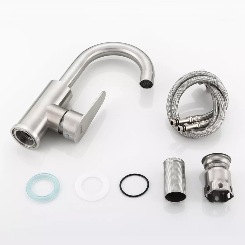 Frap Змішувач для умивальника F1348, сатин