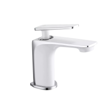 Frap Змішувач для умивальника F1058, білий/хром