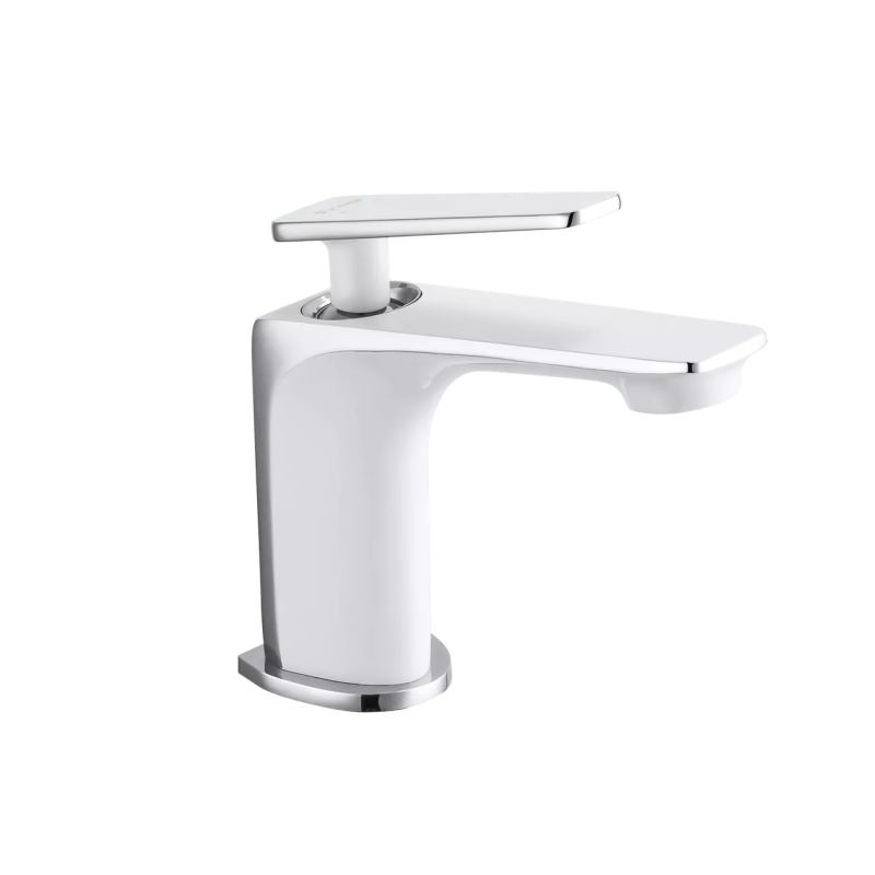 Frap Змішувач для умивальника F1058, білий/хром