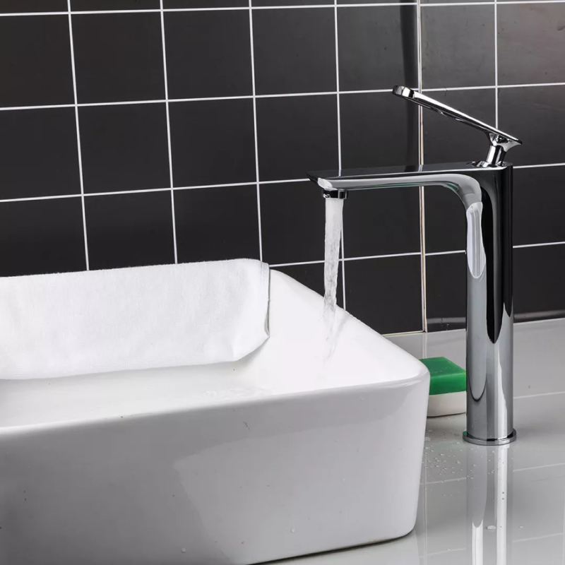 Frap Змішувач для умивальника F1052-55 високий, хром