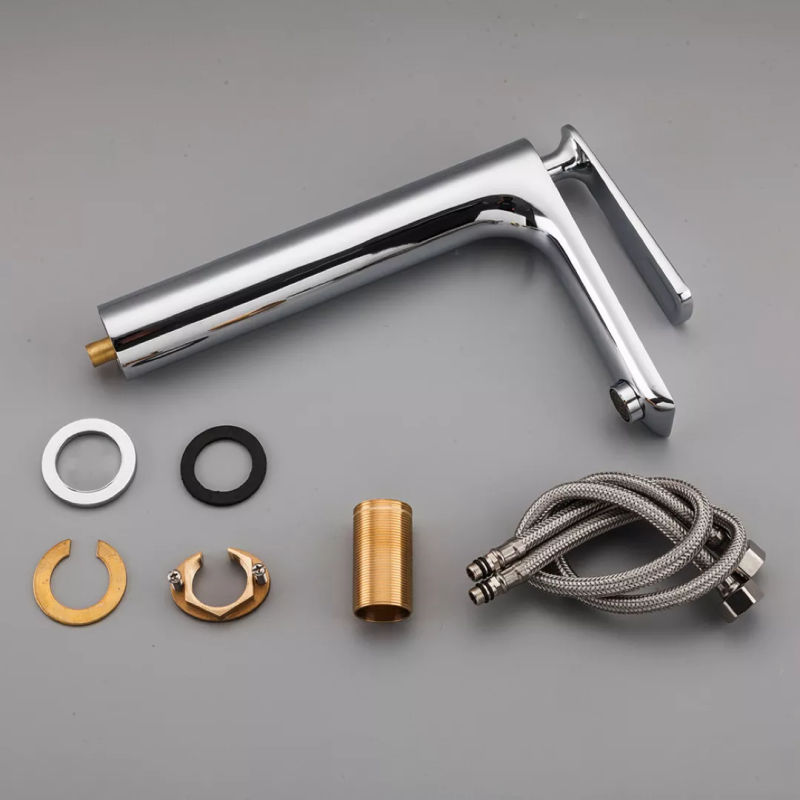 Frap Змішувач для умивальника F1052-55 високий, хром