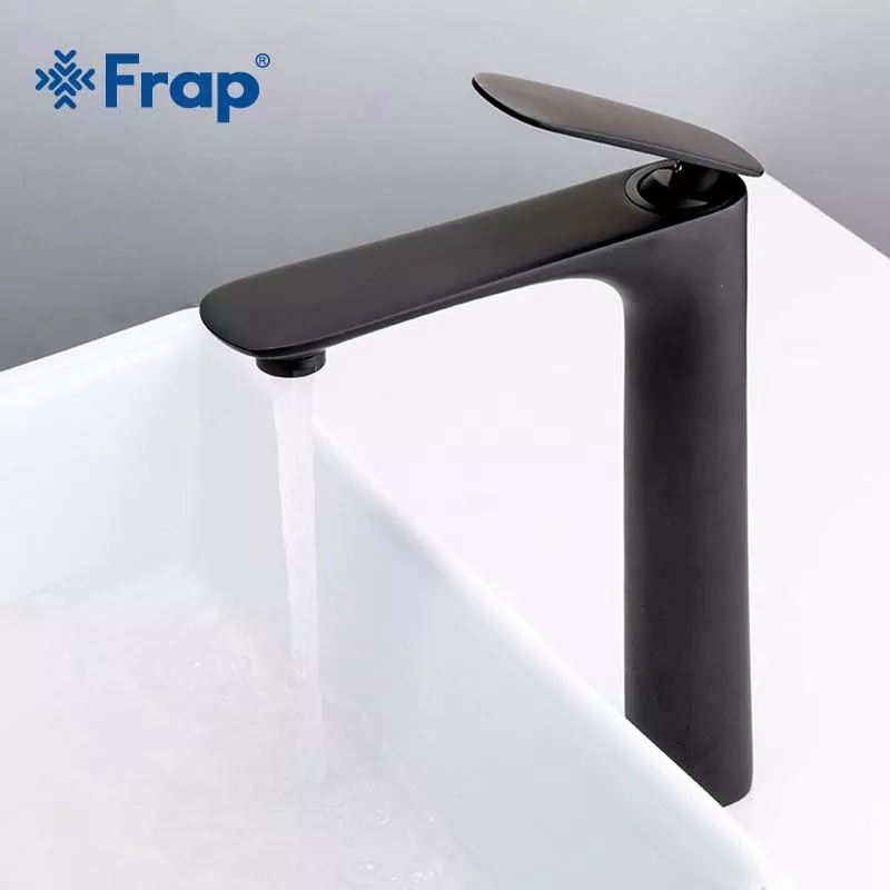 Frap Змішувач для умивальника F1052-57 високий, чорний