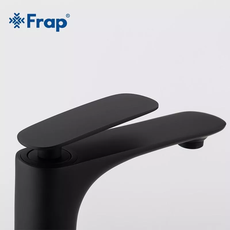 Frap Змішувач для умивальника F1052-57 високий, чорний