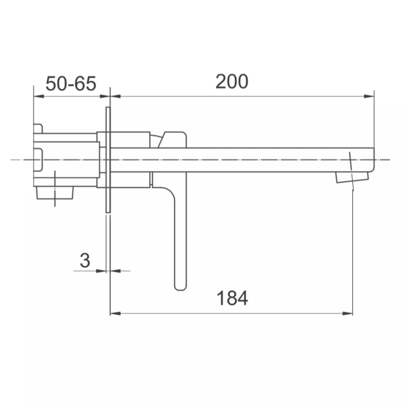 GAPPO Змішувач для умивальника G1017-16, чорний