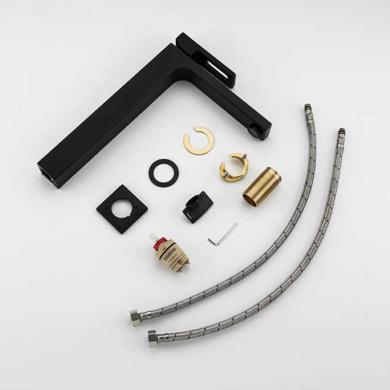 GAPPO Змішувач для умивальника G1017-62 високий, чорний