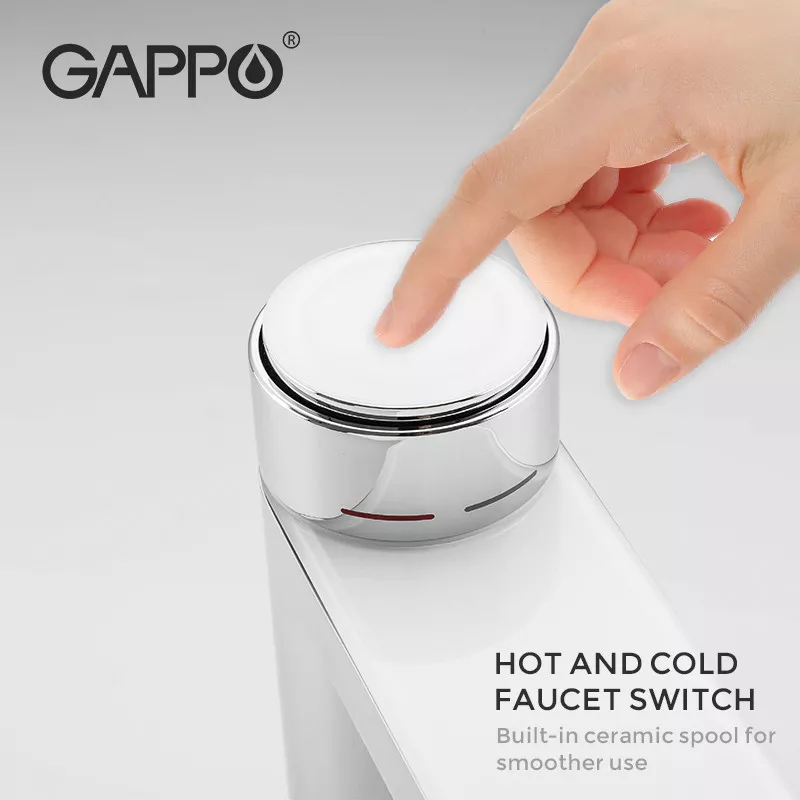 GAPPO Змішувач для умивальника G1095-1, хром