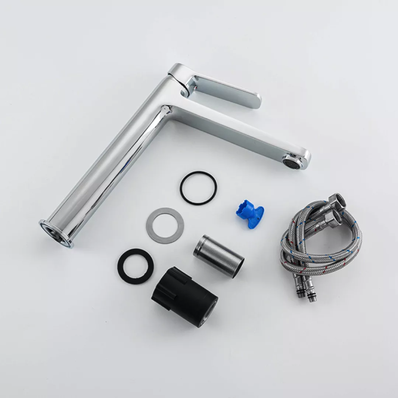 Frap Змішувач для умивальника F1061-2 високий, хром