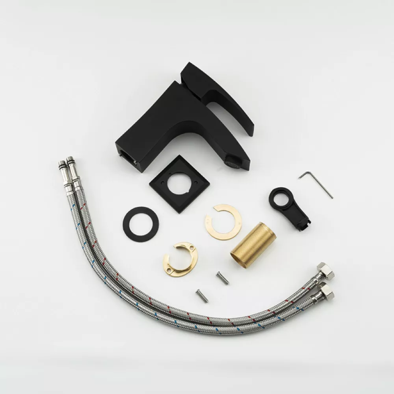 GAPPO Змішувач для умивальника G1007-66, чорний