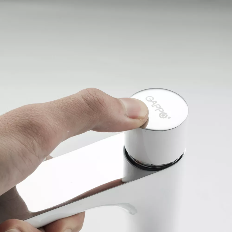 GAPPO Порційний монокран для раковини G5148, білий/хром