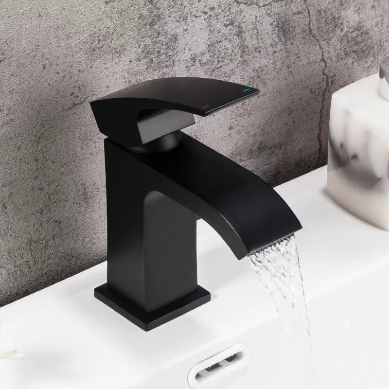 GAPPO Змішувач для умивальника G1007-6, чорний