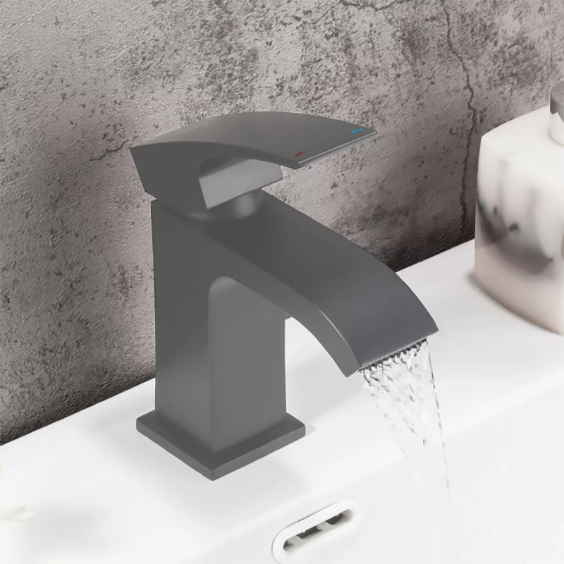 GAPPO Змішувач для раковини G1007-9, збройова сталь