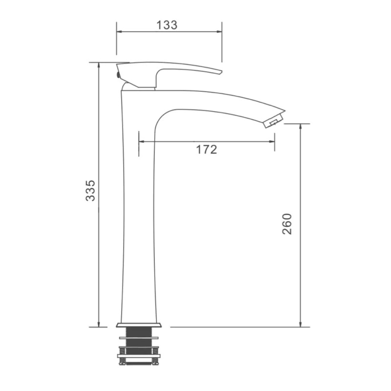 GAPPO Змішувач для умивальника G1007-32, золото