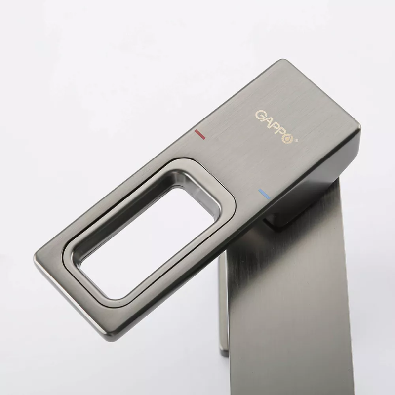 GAPPO Змішувач для умивальника G1017-9, збройова сталь