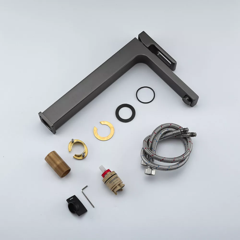 GAPPO Змішувач для умивальника G1017-92, збройова сталь