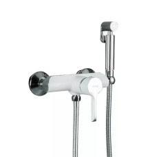 GAPPO Змішувач з гігієнічною лійкою G2003-8, білий/хром