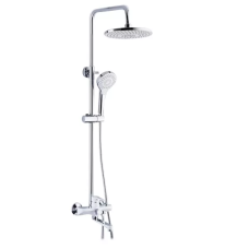 Frap Душова система F2441 з поворотним виливом, білий/хром